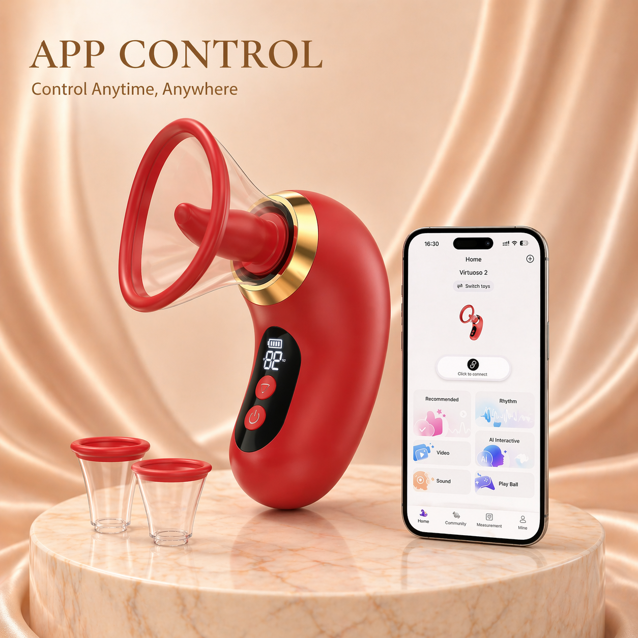 Fantasy Pump and Tongue Vibrator