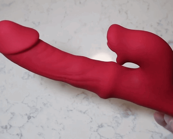 Passion Thrusting Vibrator with G-Spot Sliding Ring